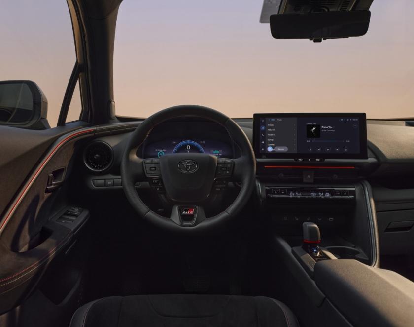 Inside a new Toyota C-HR