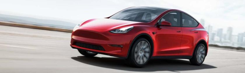 Tesla Model Y Banner