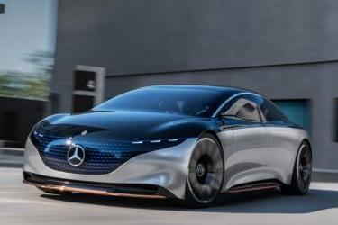 The Mercedes-Benz EQS Concept Car