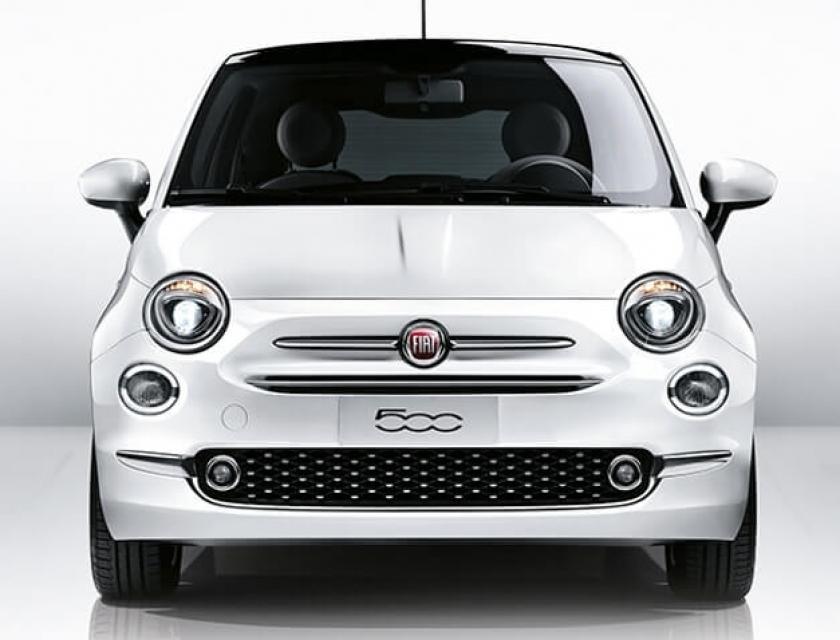 fiat 500 front