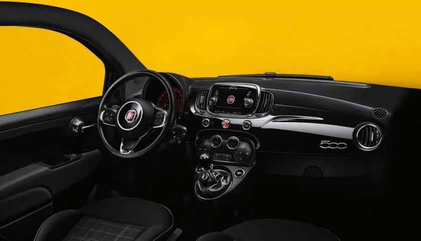 fiat 500 interior