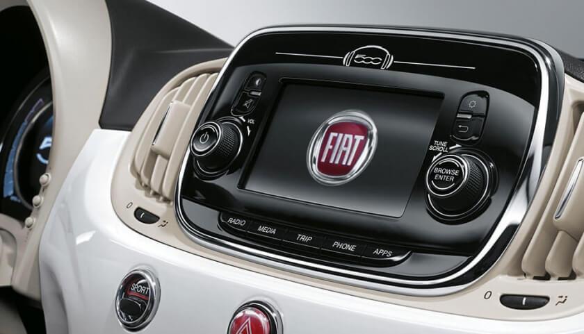 fiat 500 touchscreen 