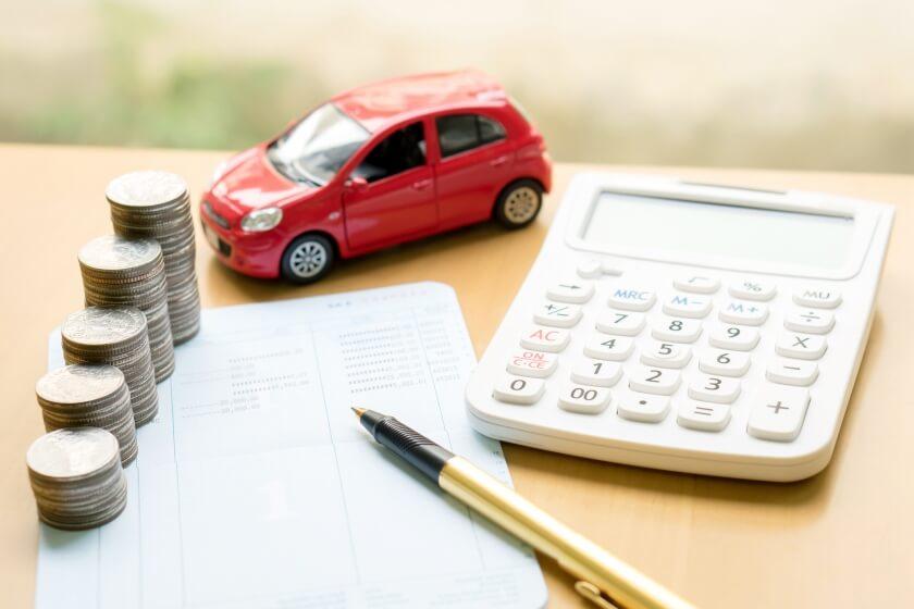 car and calculator